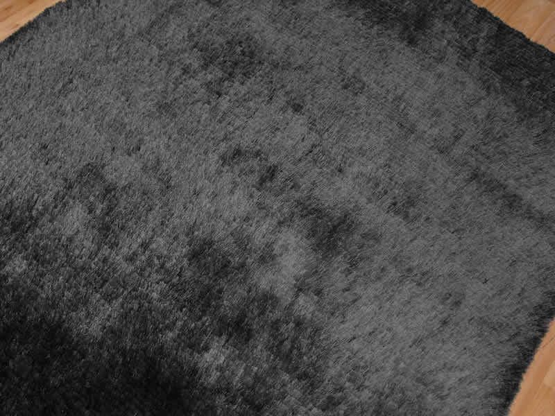 Plush Slate Shaggy Rug - Click Image to Close