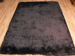 Plush Dark Chocolate Shaggy Rug