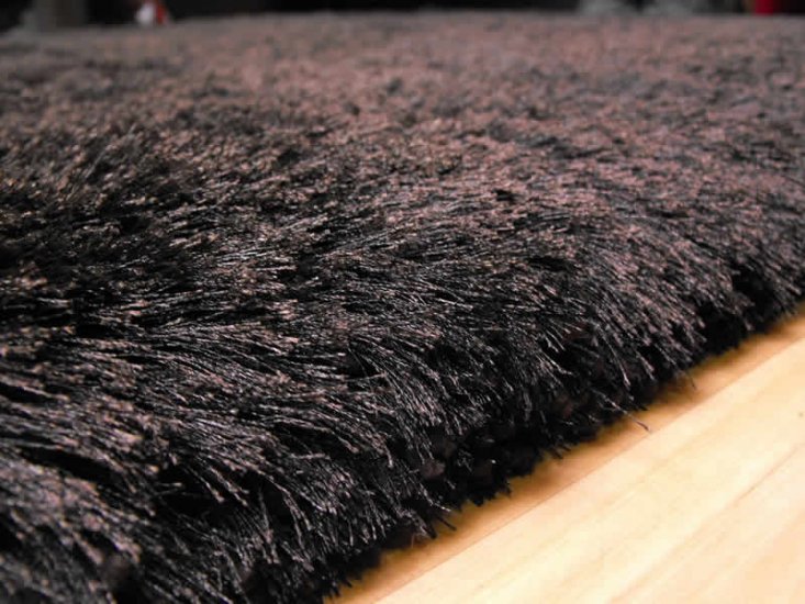 Plush Dark Chocolate Shaggy Rug