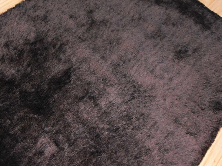 Plush Dark Chocolate Shaggy Rug