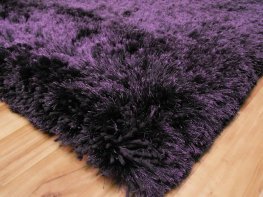 Plush Purple Shaggy Rug