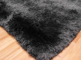 Plush Slate Shaggy Rug