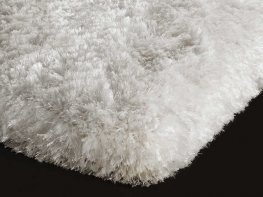 Plush White Shaggy Rug